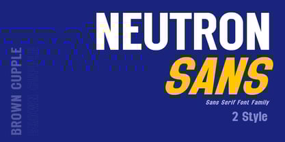 Neutron Sans Font Poster 1