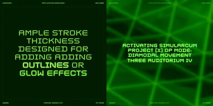 Diamodal Font Poster 5