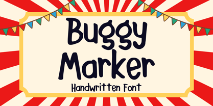 Buggy Marker Font Poster 1