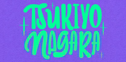 MC Tsukiyo Nagara Font Poster 1