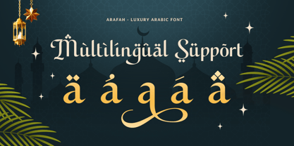 Arafin Font Poster 12