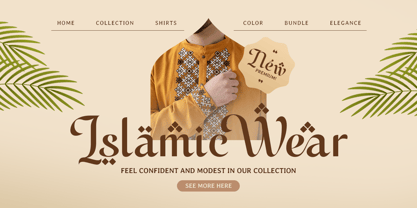 Arafin Font Poster 6