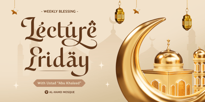 Arafin Font Poster 3