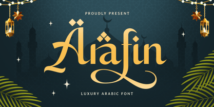 Arafin Font Poster 1
