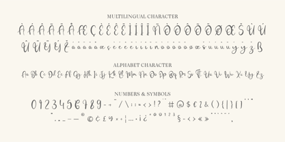 CF Myselle Solisto Font Poster 5