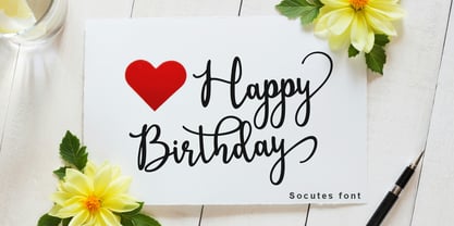 Socutes Font Poster 3