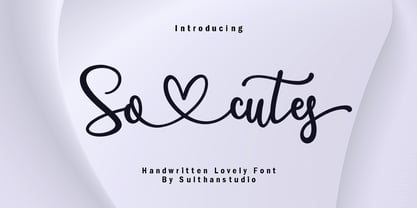 Socutes Font Poster 1