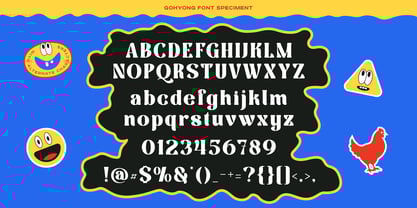 Gohyong Font Poster 7