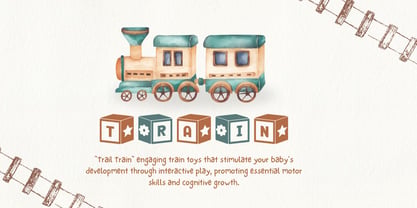 Square Baby Font Poster 4