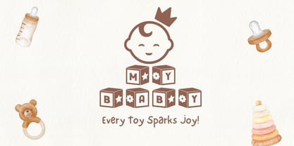 Square Baby Font Poster 5