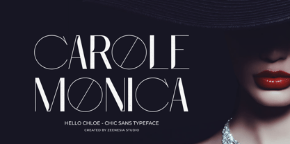 Hello Chloe Font Poster 8