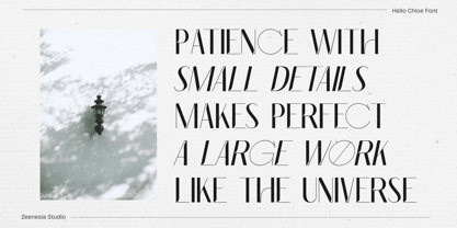 Hello Chloe Font Poster 10