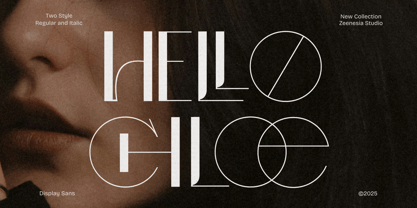 Hello Chloe Font Poster 1