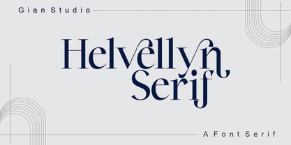 Helvellyn Serif Font Poster 1