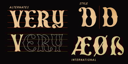 Ye Olde Towne Font Poster 4