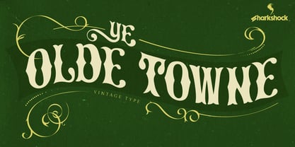 Ye Olde Towne Font Poster 1