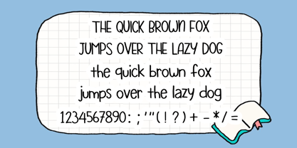 Author Notes Font Poster 4