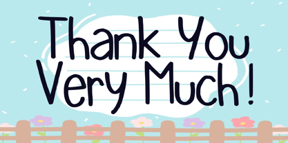 Author Notes Font Poster 5