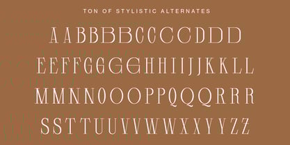 Glorious Copper Font Poster 9