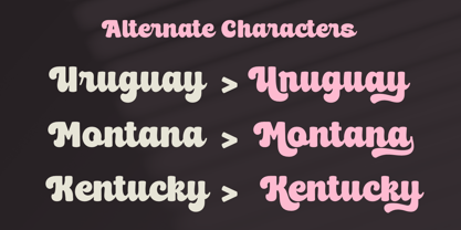 Milky Bun Font Poster 4