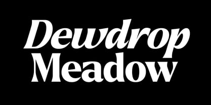 Callum Text Font Poster 4