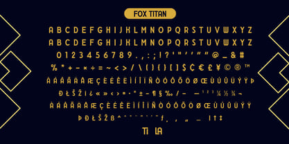 Fox Titan Font Poster 8