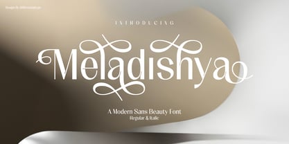 Meladishya Font Poster 1