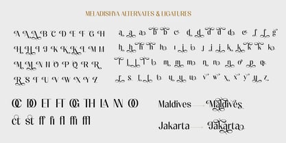 Meladishya Font Poster 7
