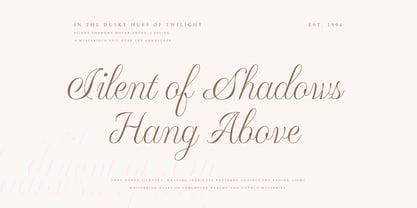 Andrea Harisah Font Poster 4