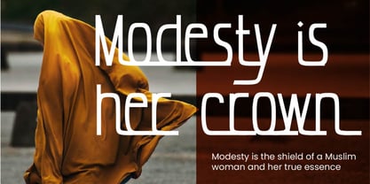 Al Burdah Font Poster 4