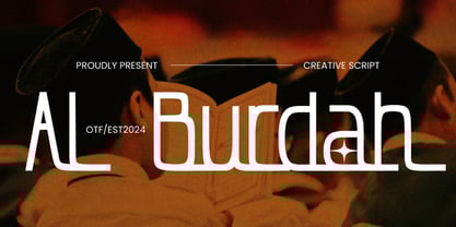 Al Burdah Font Poster 1