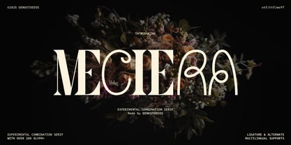 Meciera Font Poster 1