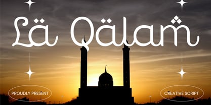 La Qalam Font Poster 1