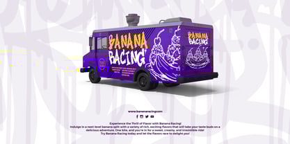 Edge Bolt Outline Font Poster 6