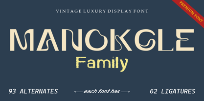 Manokgle Font Poster 1