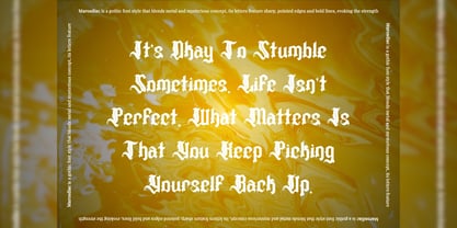 Marosdiac Font Poster 7