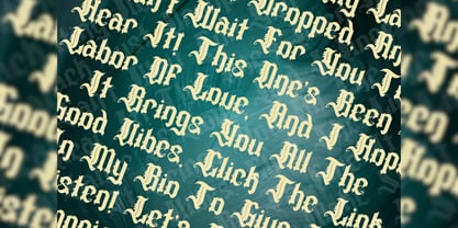 Marosdiac Font Poster 10