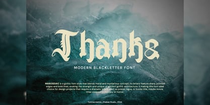 Marosdiac Font Poster 9