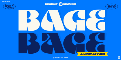 Bage Font Poster 1