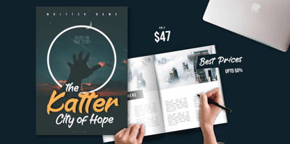 Render Brush Font Poster 6