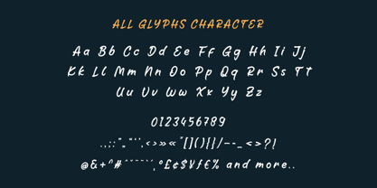 Render Brush Font Poster 8