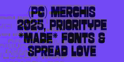 PC Merchis Font Poster 5