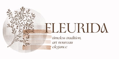 Fleurida Font Poster 1