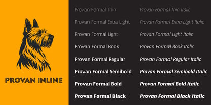 Provan Formal Font Poster 5