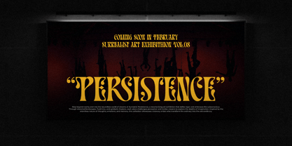 Avenolas Font Poster 7