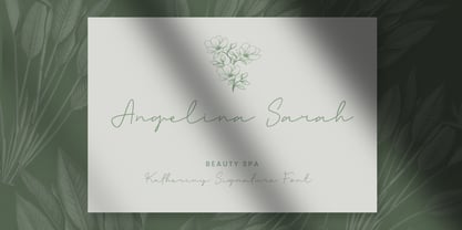 Katheriny Signature Font Poster 10