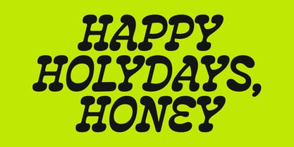 BBKV Rogger Font Poster 4