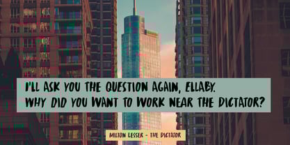 Henchman Font Poster 5