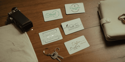 Steadfast Valerio Font Poster 8