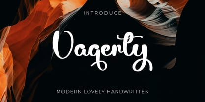 Vaqerty Font Poster 1